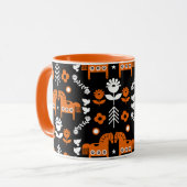 Mug Art populaire de cheval scandinave (Devant gauche)