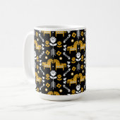 Mug Art populaire de cheval scandinave (Devant gauche)