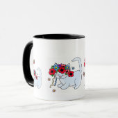 Mug Art populaire d'Ukrainien de chat (Devant gauche)