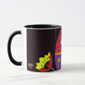 Mug Art populaire d'Ukrainien de Matryoshka Pysanka (Gauche)