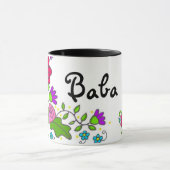 Mug Art populaire floral d'Ukrainien de motif (Centre)