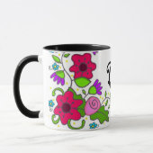 Mug Art populaire floral d'Ukrainien de motif (Gauche)