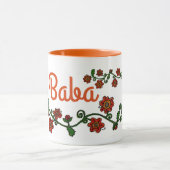 Mug Art populaire floral d'Ukrainien de motif (Centre)
