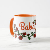 Mug Art populaire floral d'Ukrainien de motif (Devant gauche)