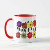 Mug Art populaire mexicain, fleurs, fleurs, GIft pour  (Gauche)