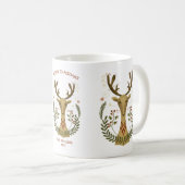 Mug Art populaire moderne mignon renne de Noël (Devant droit)