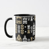 Mug Art populaire néerlandais traditionnel Impression (Gauche)