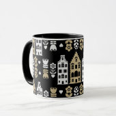 Mug Art populaire néerlandais traditionnel Impression (Devant gauche)