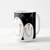 Mug Art populaire primitif Snowman (Devant droit)
