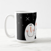 Mug Art populaire primitif Snowman (Gauche)