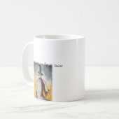 Mug Art populaire primitif Snowman (Devant gauche)