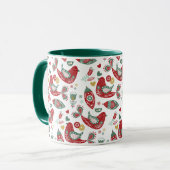 Mug Art populaire scandinave vacances Imprimer (Devant gauche)