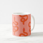 Mug Art populaire texturé grunge sorcière serpent oran (Devant droit)