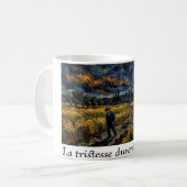 Mug Art post-impressionniste Nuit étoilée Champ de blé (Devant gauche)
