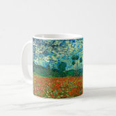 Mug Art raffiné du champ de pavot Vincent Van Gogh (Devant gauche)