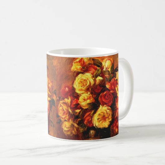 Mug Art Rose d'automne (Devant droit)