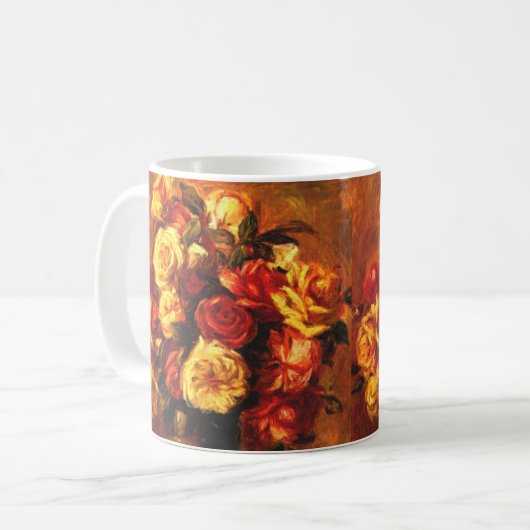 Mug Art Rose d'automne (Devant gauche)