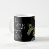 Mug Art rose rose rose rose grossesse noir (Devant gauche)