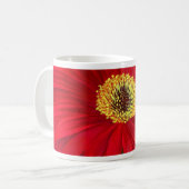 Mug Art rouge de peinture de fleur de Gerber de (Devant gauche)