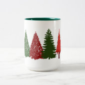 Mug Art Row Party des arbres de Noël des enfants (Centre)