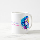 Mug Art Spirituel Lady Méditation Personnalisée (Devant droit)