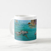 Mug Art squelettique d'imaginaire de cheval (Devant gauche)