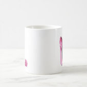 Mug Art stylet rose de chaussure et de rose de rose (Centre)