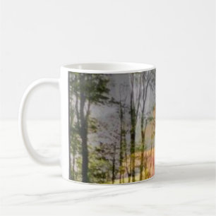 Mug Art Sunforest original calque de tournesol et forê