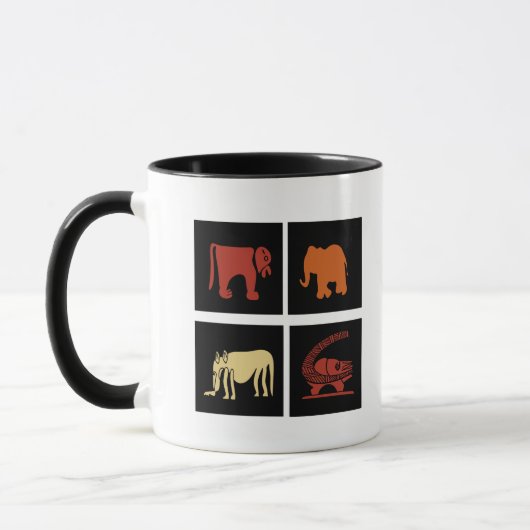 Mug art tribal africain Abstrait (Gauche)
