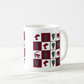 Mug art tribal africain Abstrait (Devant droit)