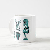 Mug art tribal africain Abstrait (Devant gauche)