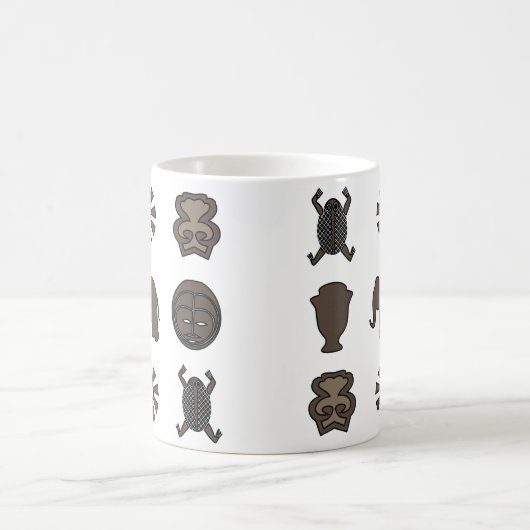 Mug art tribal africain Abstrait (Centre)