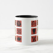 Mug art tribal africain Abstrait (Centre)