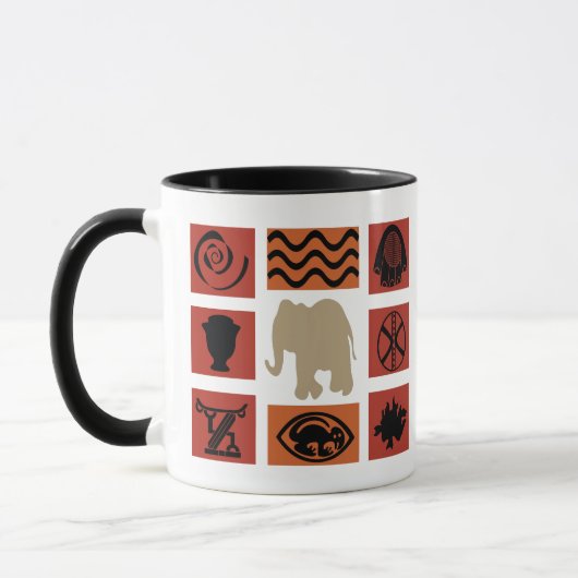 Mug art tribal africain Abstrait (Gauche)