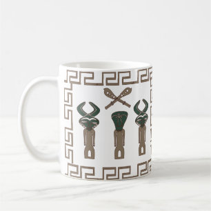 Mug Art tribal africain abstrait