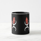Mug Art tribal africain moderne abstrait (Centre)