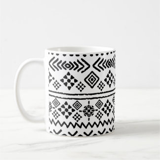Mug Art tribal boho : géométrique sans soudure.