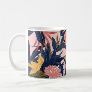 Mug Art tropical : Motifs forestiers brillants