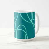Mug Art turquoise (Devant droit)