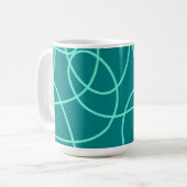 Mug Art turquoise (Devant gauche)