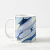 Mug Art unique bleu et blanc (Gauche)