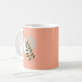 Mug Art Vert minimaliste (Devant gauche)