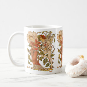 Mug Art Victorien vintage, Rose par Walter Crane