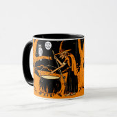 Mug Art vintage de Halloween (Devant gauche)