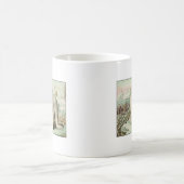 Mug Art vintage d'ours blanc (Centre)