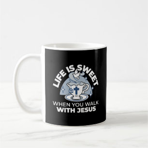 Mug Art Vivant Fidèle - Teacup avec Croix et Dove