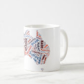 Mug Art Word Australie (Devant droit)