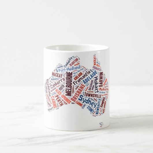 Mug Art Word Australie (Centre)