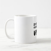 Mug Art Zookeeper Imprimer "Ne pas me faire utiliser m (Gauche)