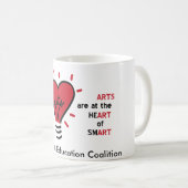 Mug artbulblogobig, coalition d'éducation d'arts de (Devant droit)